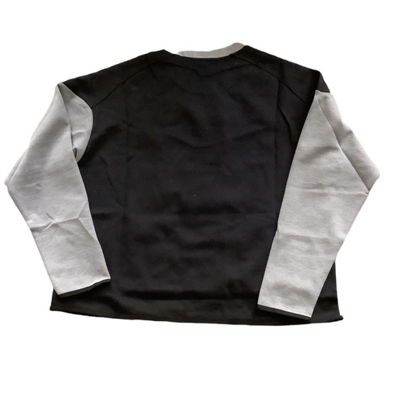 WOMENS TWO TONE LONG SLEEVE SWEATSHIRT - Picture 2 of 3